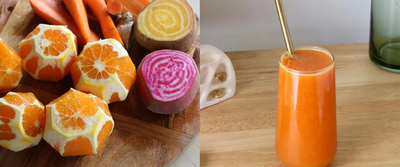 jugo de zanahoria y naranja para fortalecer el sistema inmunológico